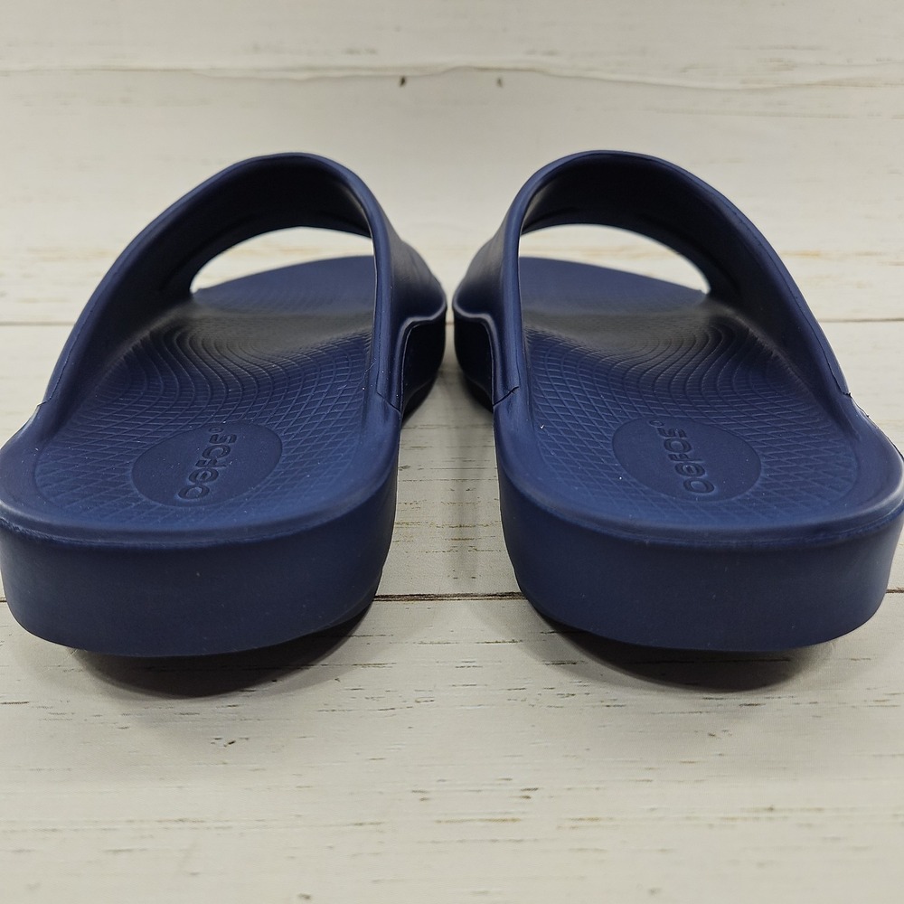 Oofos OOahh Womens 8 Blue Recovery Summer Slide Sandals Arch Support - Picture 6 of 10